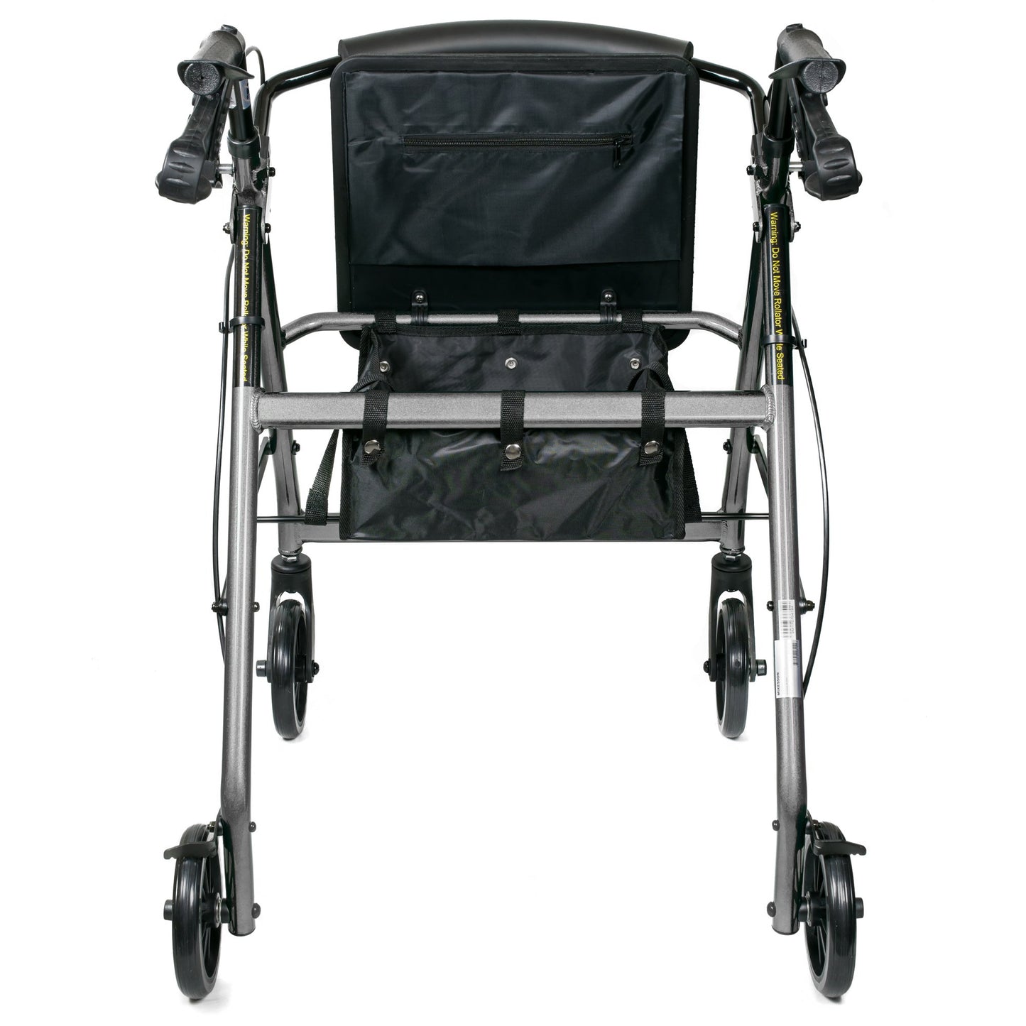 McKesson Folding Aluminum Four-Wheel Rollator, Silver