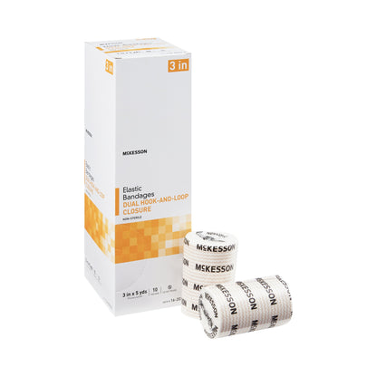 McKesson Double Hook-and-Loop Closure Elastic Bandage