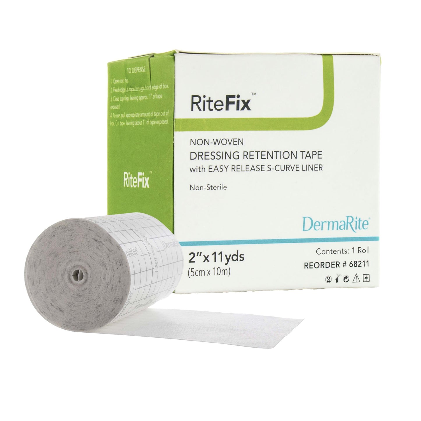 RiteFix™ Nonwoven Dressing Retention Tape, White