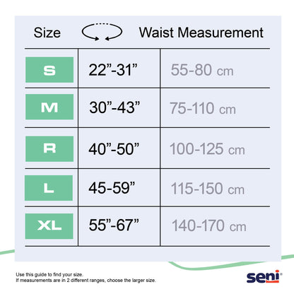 Seni® Super Plus Overnight Heavy to Severe Absorbency Incontinence Brief, Large