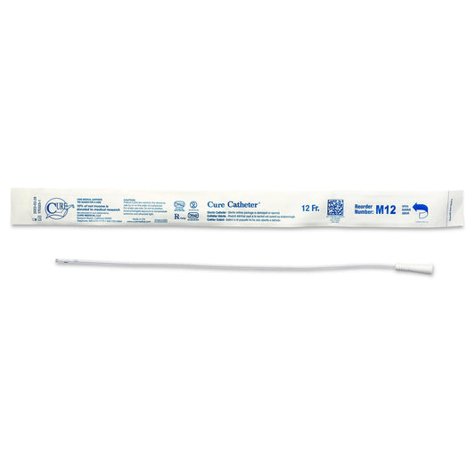 Cure Catheter™ Male Intermittent Catheter, Uncoated PVC
