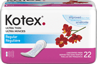 Kotex Ultra Thin Maxi Pads 22 Count