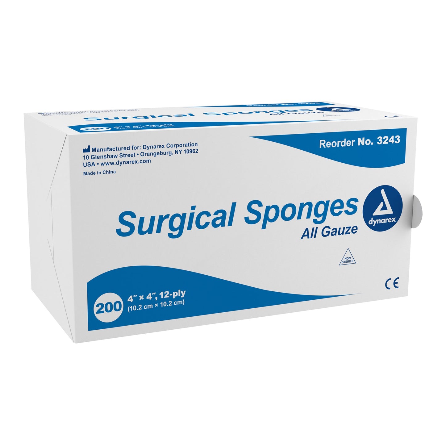 Dynarex® Gauze Sponge, 4 x 4 Inch