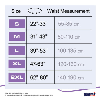 Seni® Active Super Plus Overnight Heavy Absorbent Underwear, 2X-Large