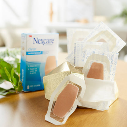 Nexcare™ Waterproof Knee / Elbow Sheer Adhesive Strip, 2-3/8 x 3-1/2 Inch