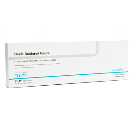DermaRite® Gauze Adhesive Dressing, White