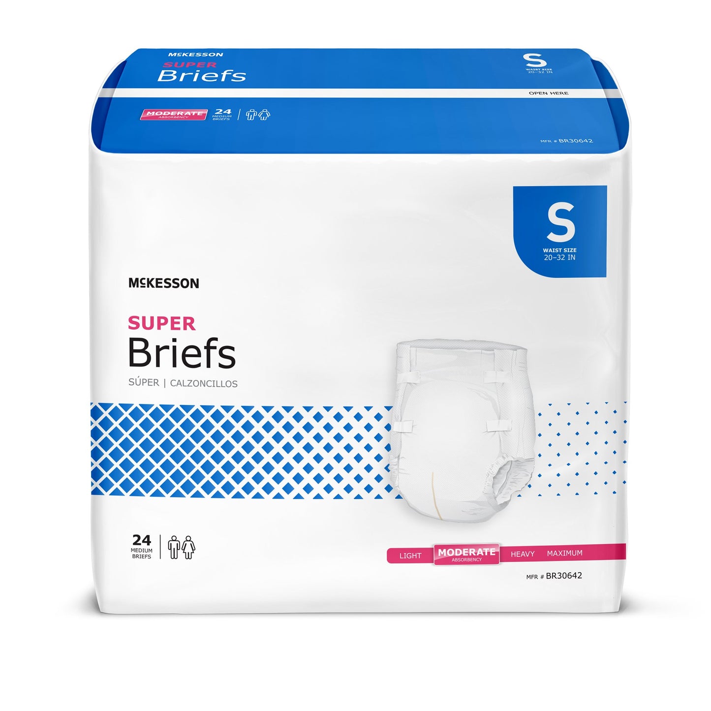McKesson Super Moderate Absorbency Incontinence Briefs