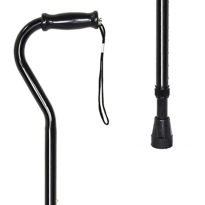 McKesson Steel Offset Cane, 29-3/4 – 37-3/4 Inch Height