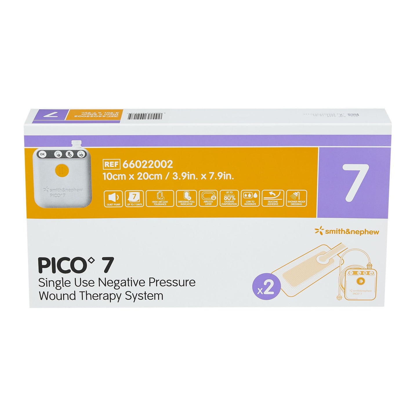 PICO 7 Negative Pressure Wound Therapy Two Dressing Kit