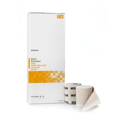 McKesson Double Hook-and-Loop Closure Elastic Bandage