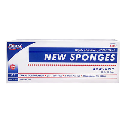 Dukal™ Nonwoven Sponge, 4 x 4 Inch