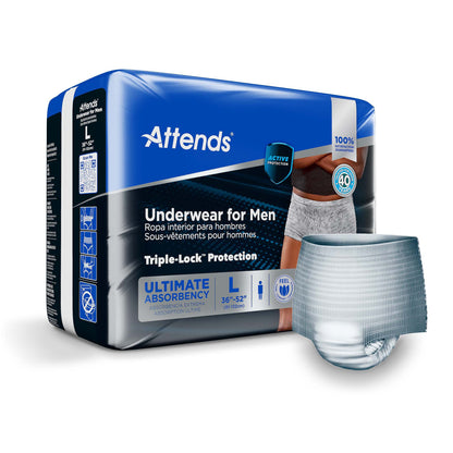 Attends® Discreet Men's Underwear, Level 5