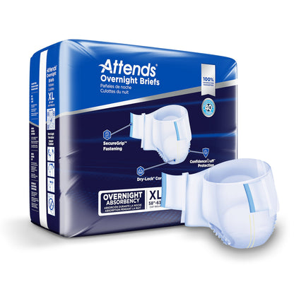 Attends® Briefs with Overnight Protection