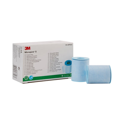 3M™ Micropore™ S Silicone Medical Tape, Blue