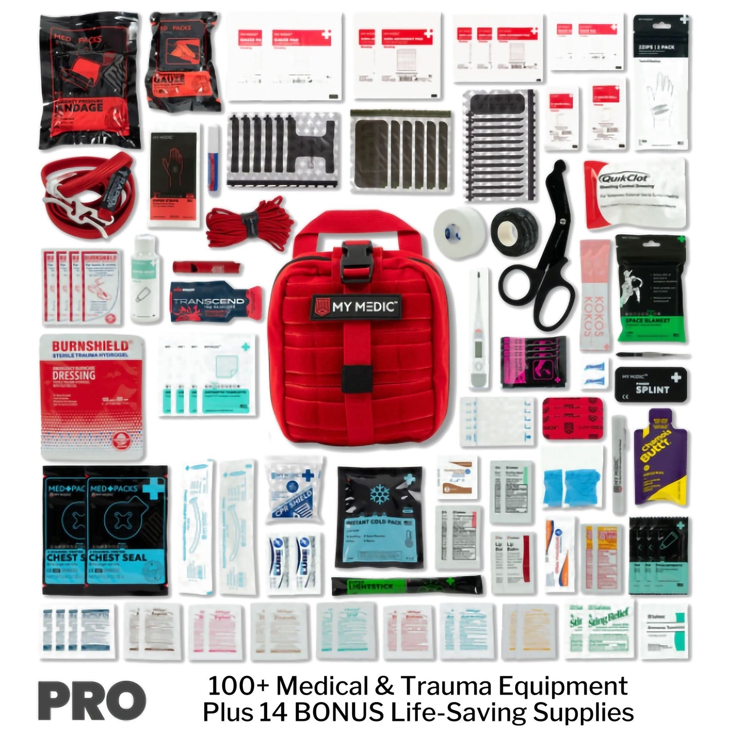 My Medic™ MYFAK Pro First Aid Kit, Trauma & Medical Supplies for Survival