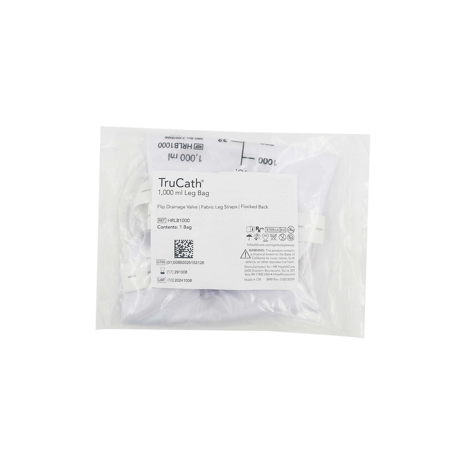 TruCath™ Premium Urinary Leg Bag, 1
