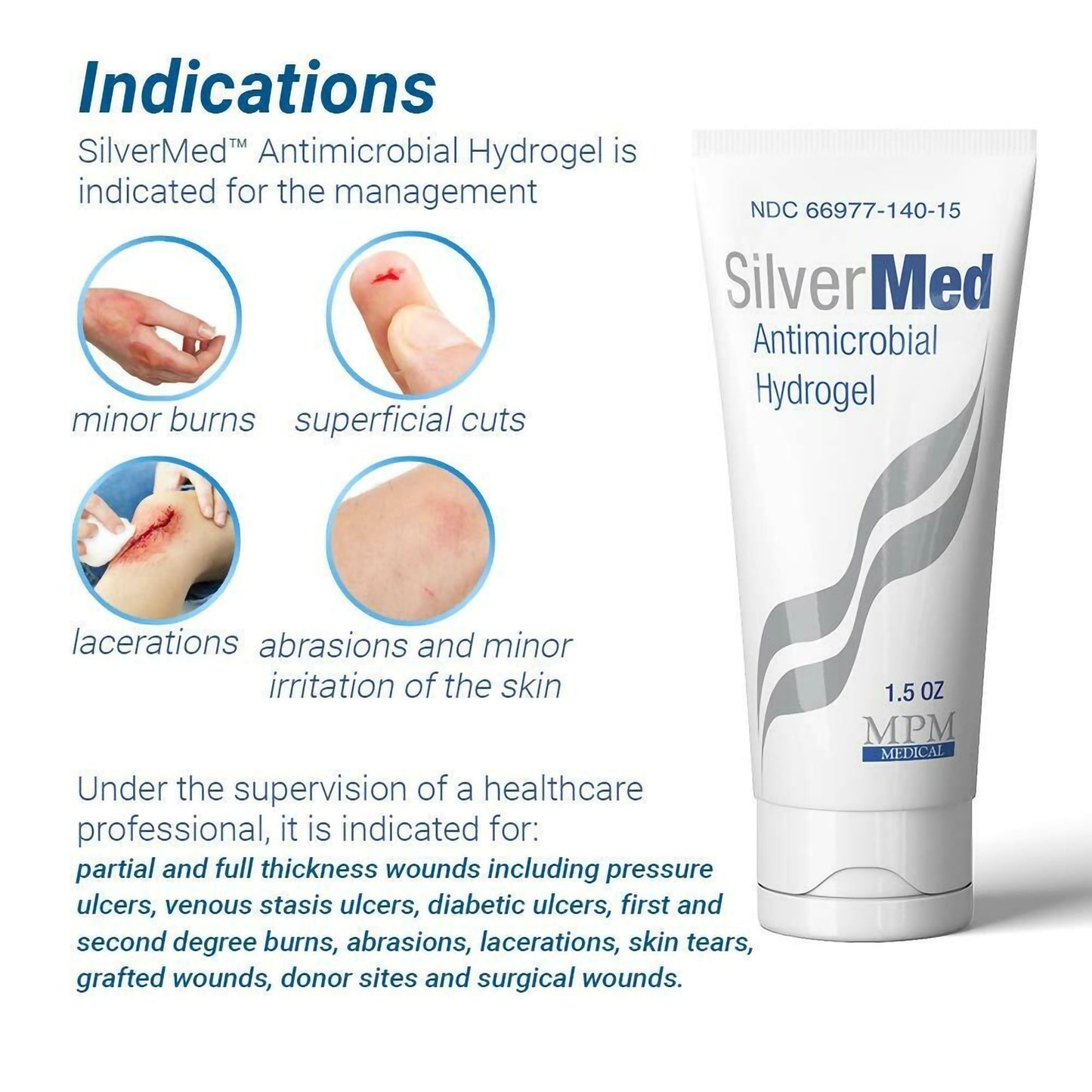SilverMed™ Antimicrobial, 1.5-Ounce Tube