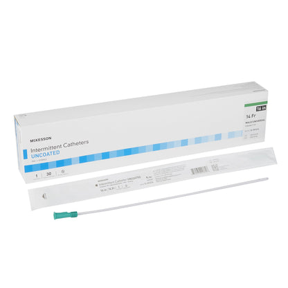 McKesson Straight Tip PVC Intermittent Urethral Catheter, 14 Fr.