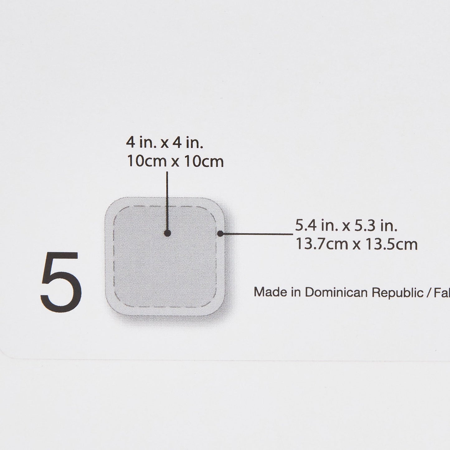 DuoDerm® CGF® Border Hydrocolloid Dressing, 4 x 4 Inch