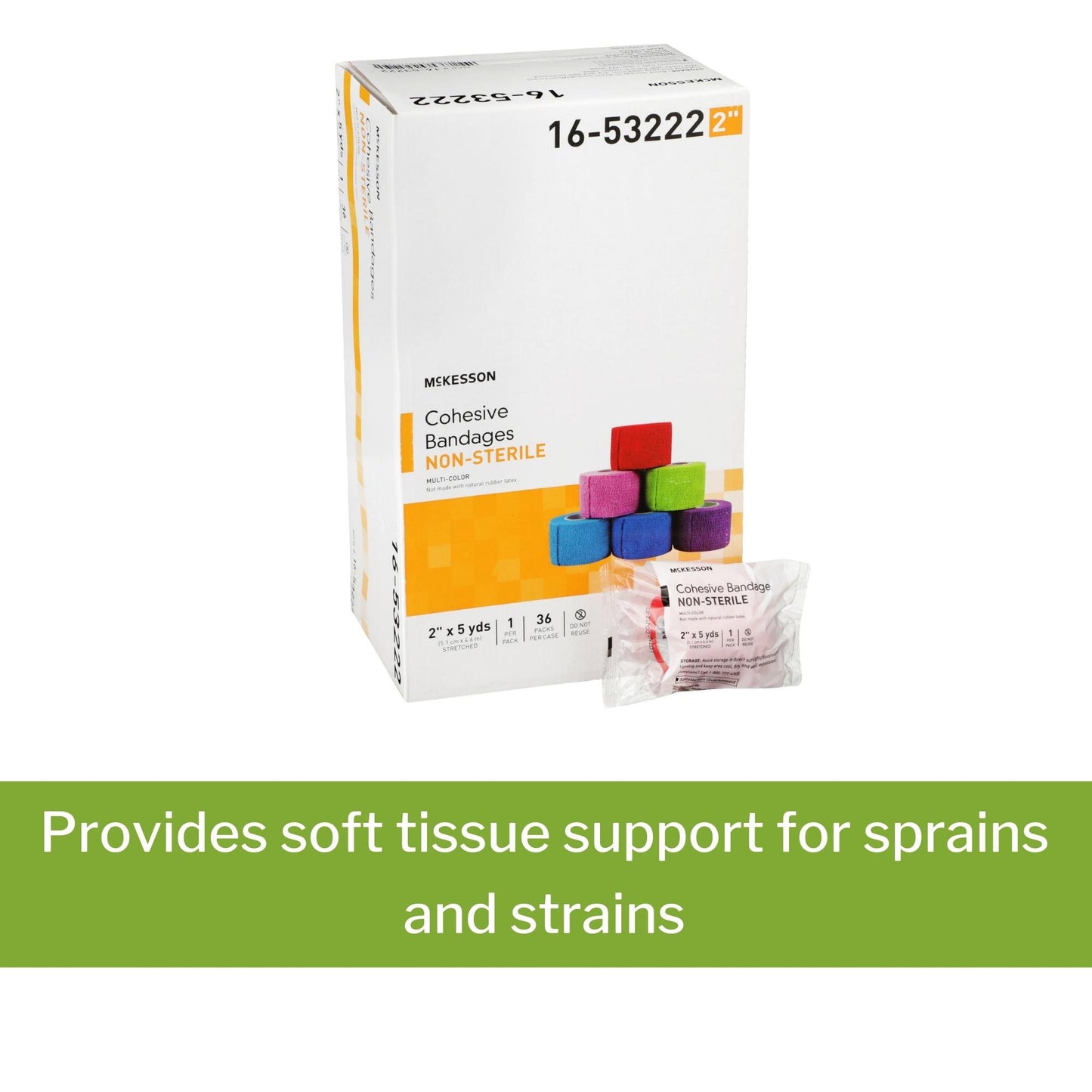 McKesson Self-adherent Closure Cohesive Bandage, Elastic