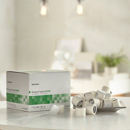 McKesson Paper Medical Tape, 1 Inch x 1-1/2 Yard