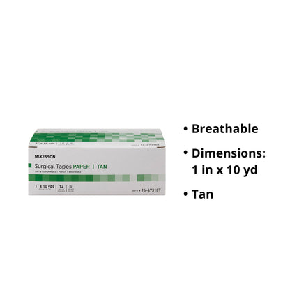 McKesson Paper Medical Tape, 7 to 11 Yard Length
