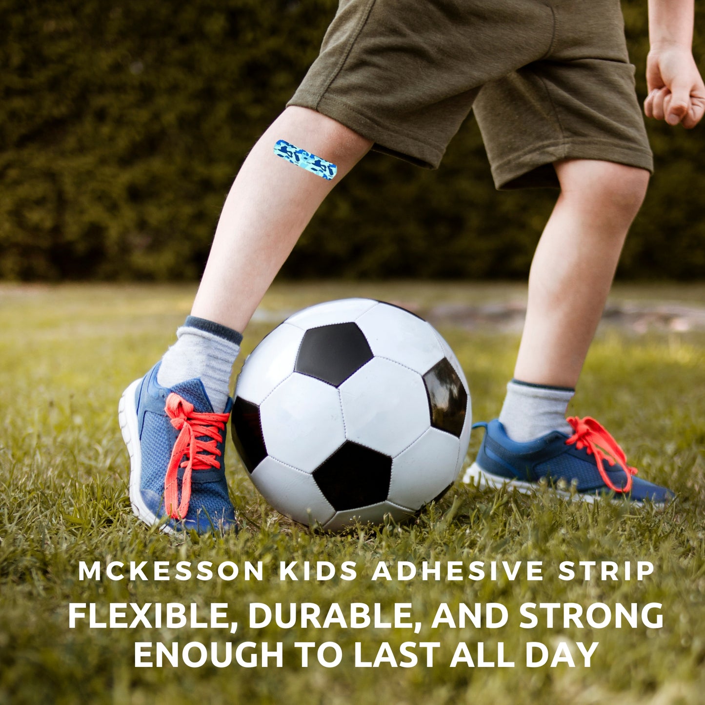 McKesson Kids™ Kid Design (Blue / Pink Camo) Adhesive Strip, 3/4 x 3 Inch