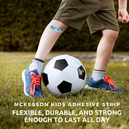 McKesson Kids™ Kid Design (Blue / Pink Camo) Adhesive Strip, 3/4 x 3 Inch