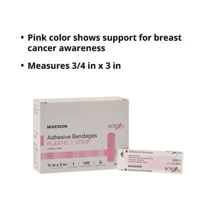 McKesson Adhesive Strip, 3/4 x 3 Inch