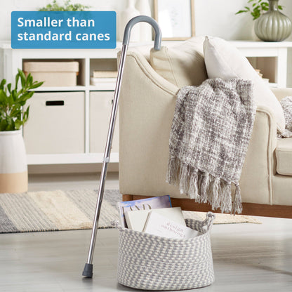 McKesson Round Handle Walking Cane, Aluminum