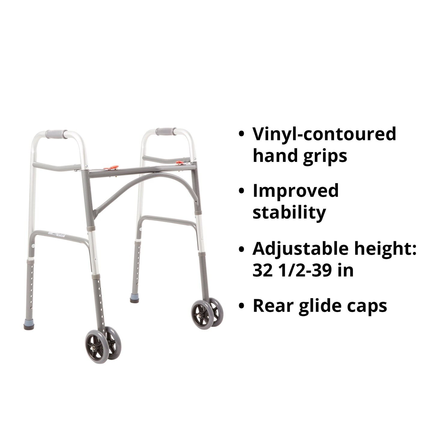 McKesson Steel Bariatric Folding Walker