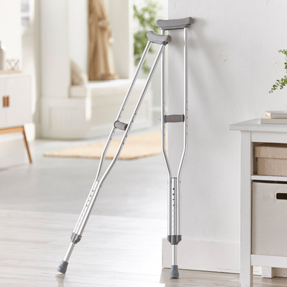 McKesson Adult Underarm Crutches, 5'2" – 5'10"