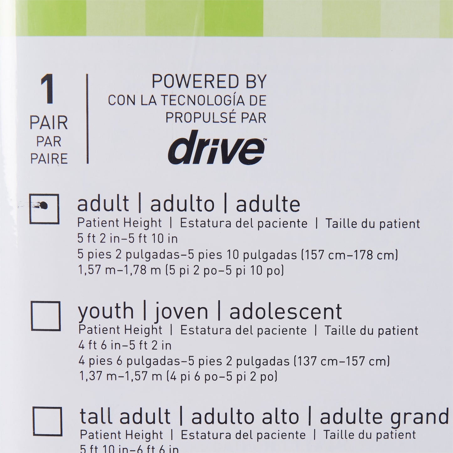 McKesson Adult Underarm Crutches, 5'2" – 5'10"