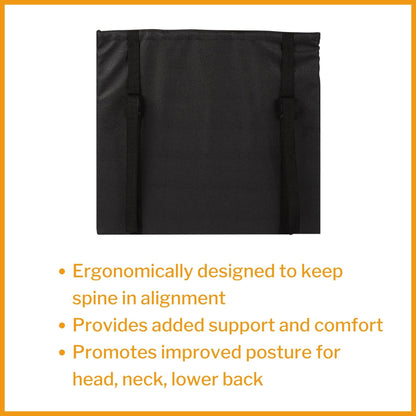 McKesson Back Support Cushion, 16 x 17 Inch