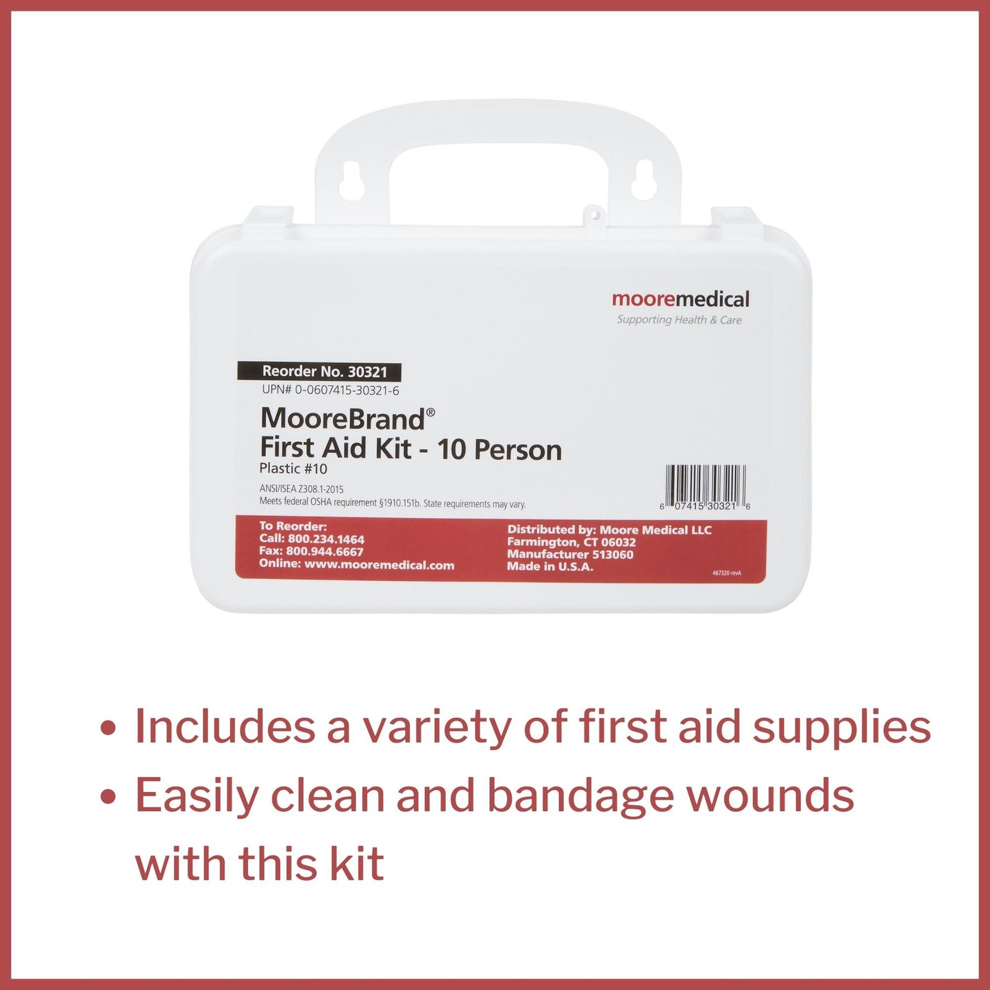 MooreBrand 10 Person First Aid Kit