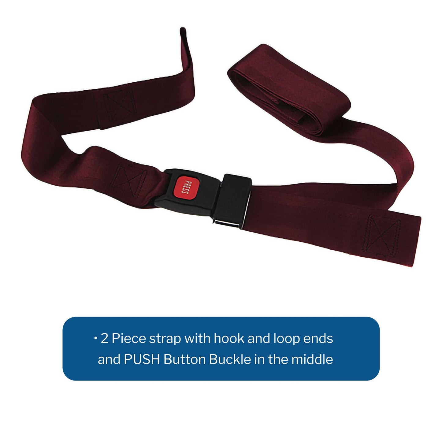 McKesson Backboard / Stretcher Strap, 7 Foot Long
