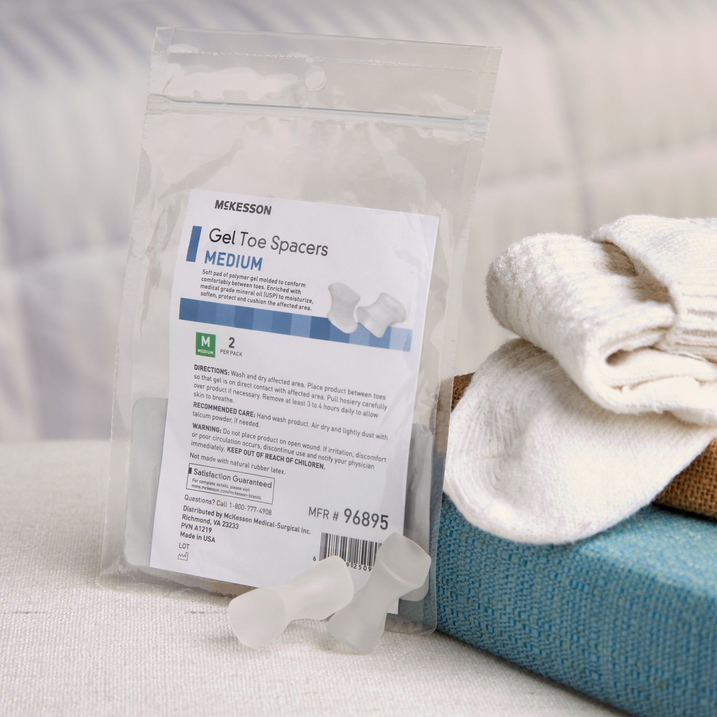 McKesson Gel Toe Spacers, Medium