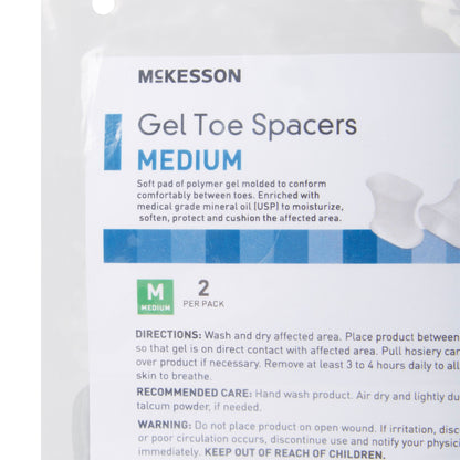 McKesson Gel Toe Spacers, Medium