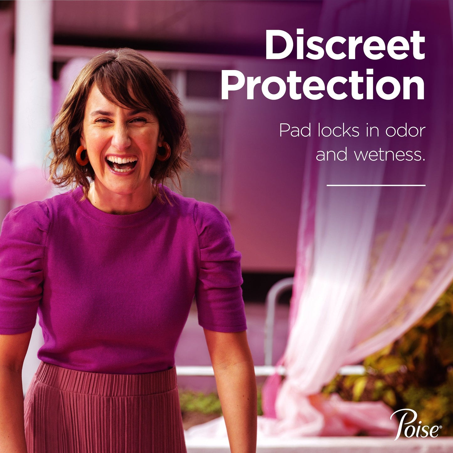 Poise® Ultimate Day and Night Bladder Control Pad, Long Length