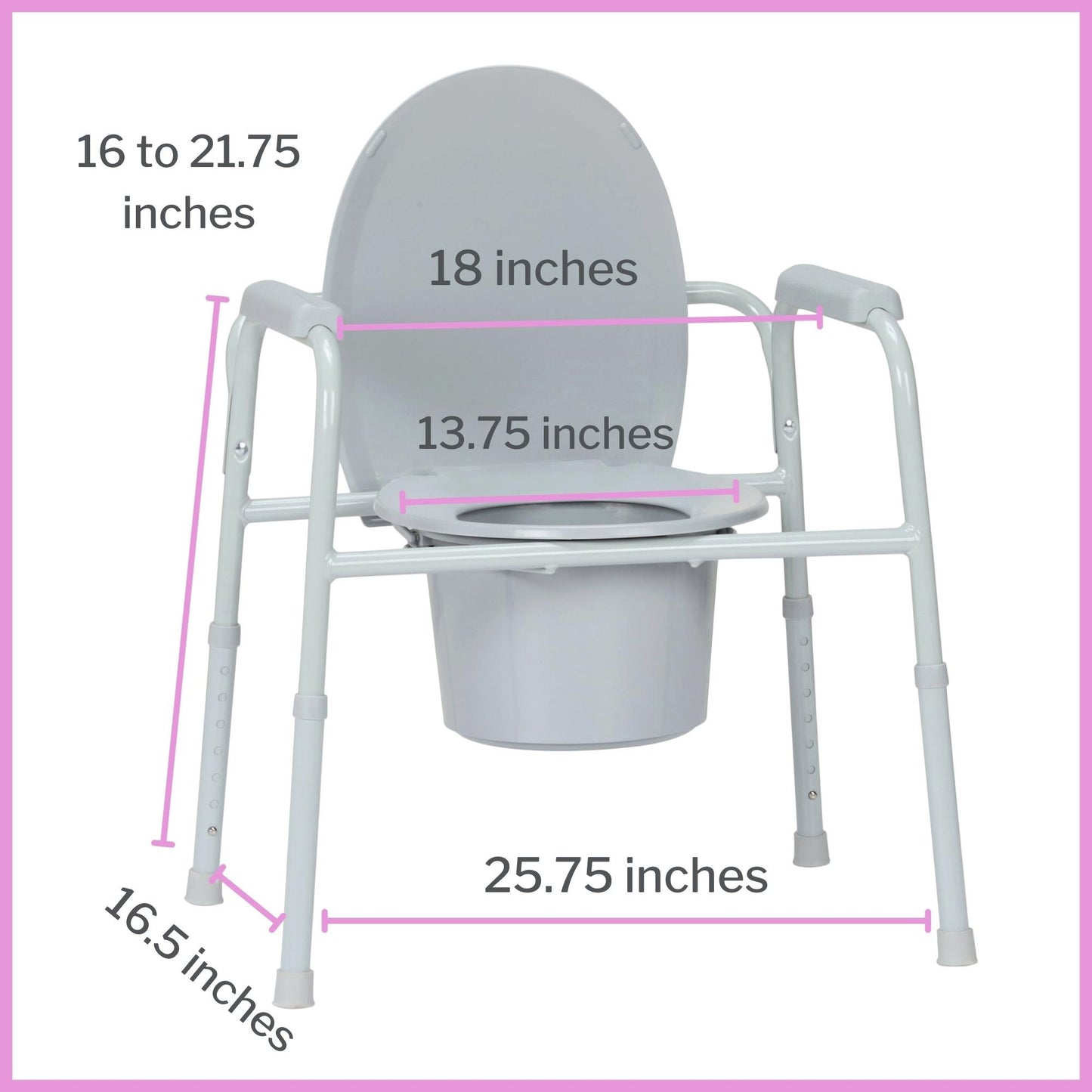 McKesson Commode Chair, Nonfolding