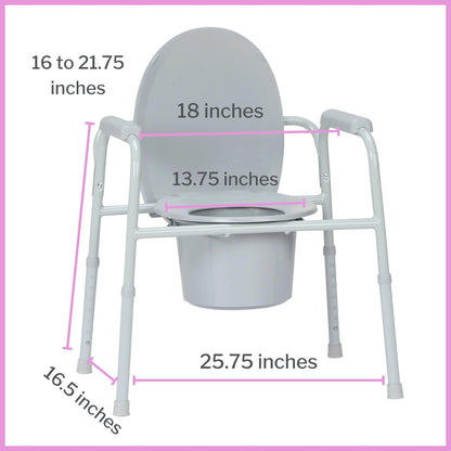McKesson Commode Chair, Nonfolding