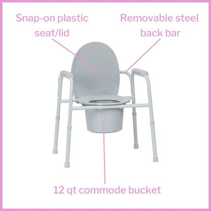 McKesson Commode Chair, Nonfolding