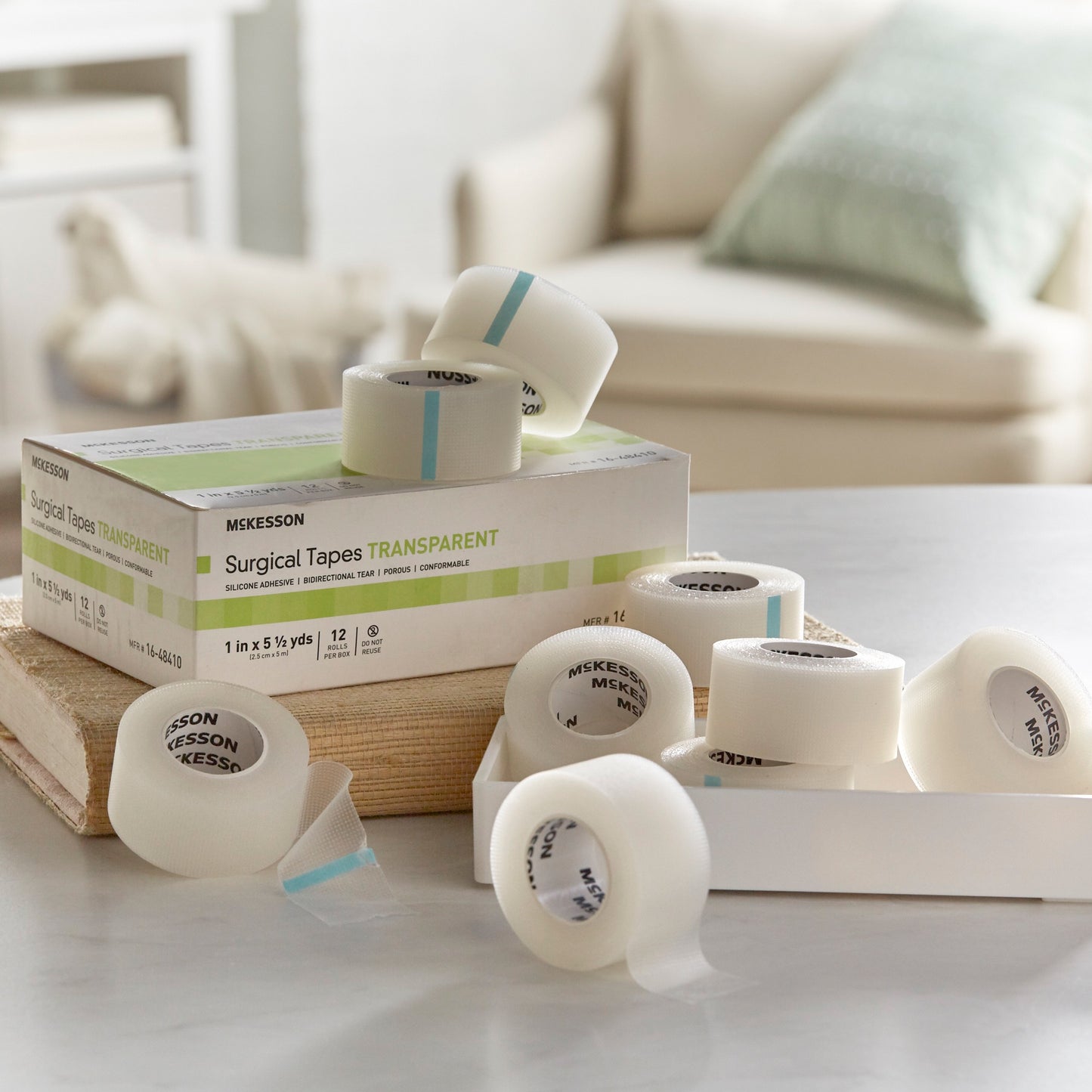 McKesson Silicone Medical Tape, Transparent