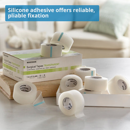 McKesson Silicone Medical Tape, Transparent