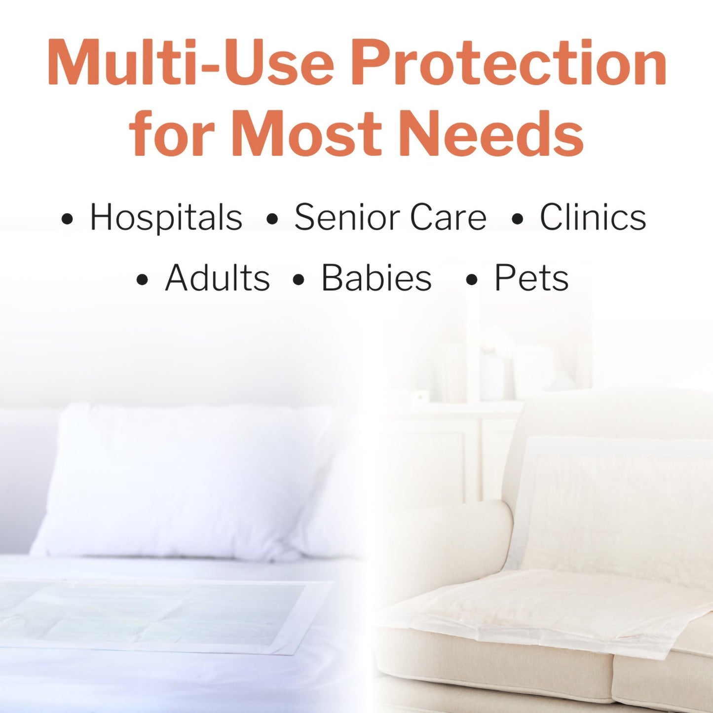 McKesson Ultimate Breathable Underpads, Maximum Protection