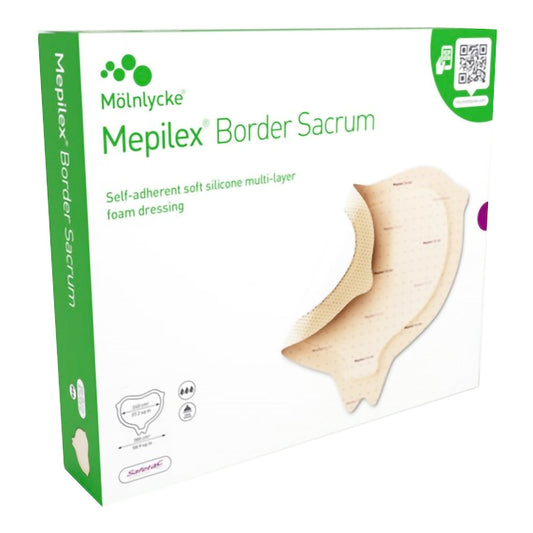 Mepilex Border Sacrum Wound Dressing 8.7" x 9.8"