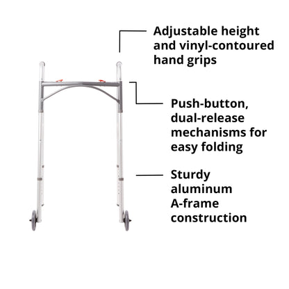 McKesson Folding Aluminum Walker