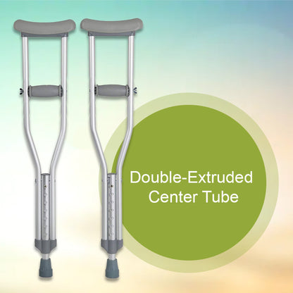 McKesson Underarm Crutches for Children 4' – 4'6"