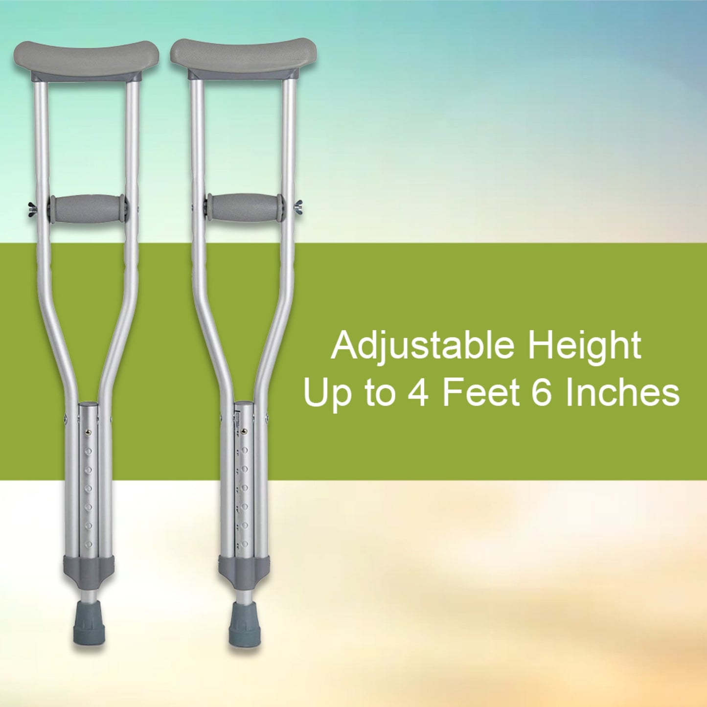 McKesson Underarm Crutches for Children 4' – 4'6"