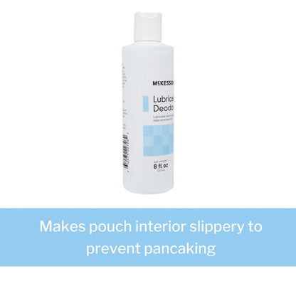 McKesson Lubricating Ostomy Appliance Deodorant, 8-Ounce squeeze Bottle